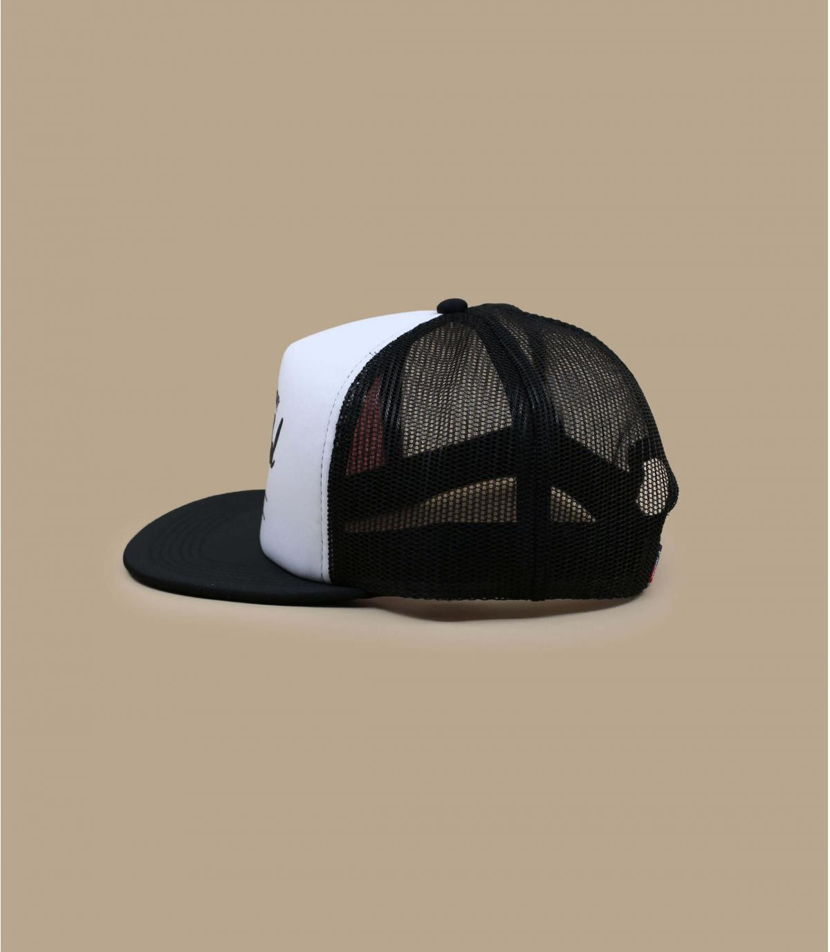 Herschel zwart-witte trucker